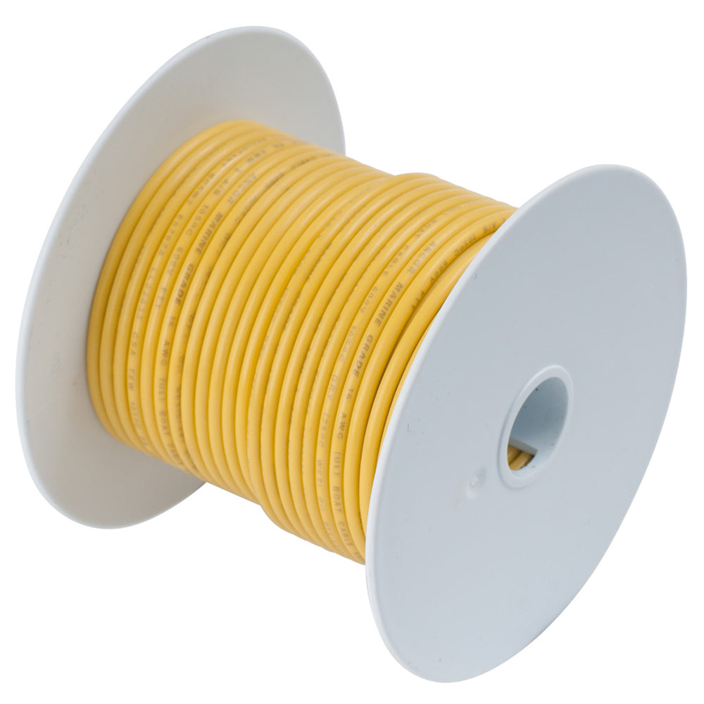 Ancor Yellow 18 AWG Tinned Copper Wire - 35' - Deckhand Marine Supply