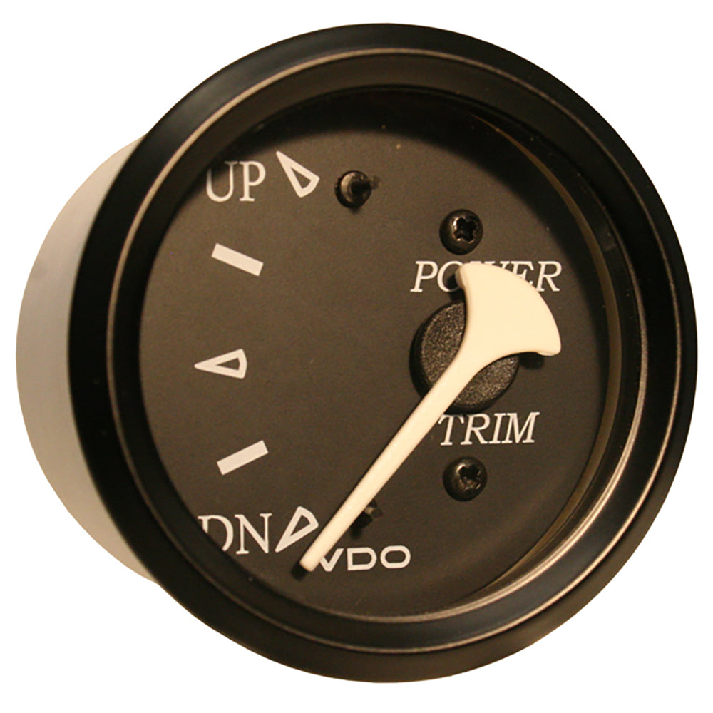 VDO Cockpit Marine Trim Gauge - f/ Mercury/Volvo/Yamaha 2001+ Engines - Black Dial/Bezel - Deckhand Marine Supply