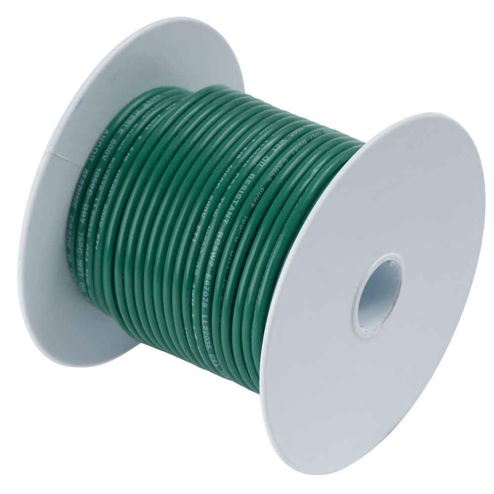 Ancor Green 14 AWG Tinned Copper Wire - 18' - Deckhand Marine Supply