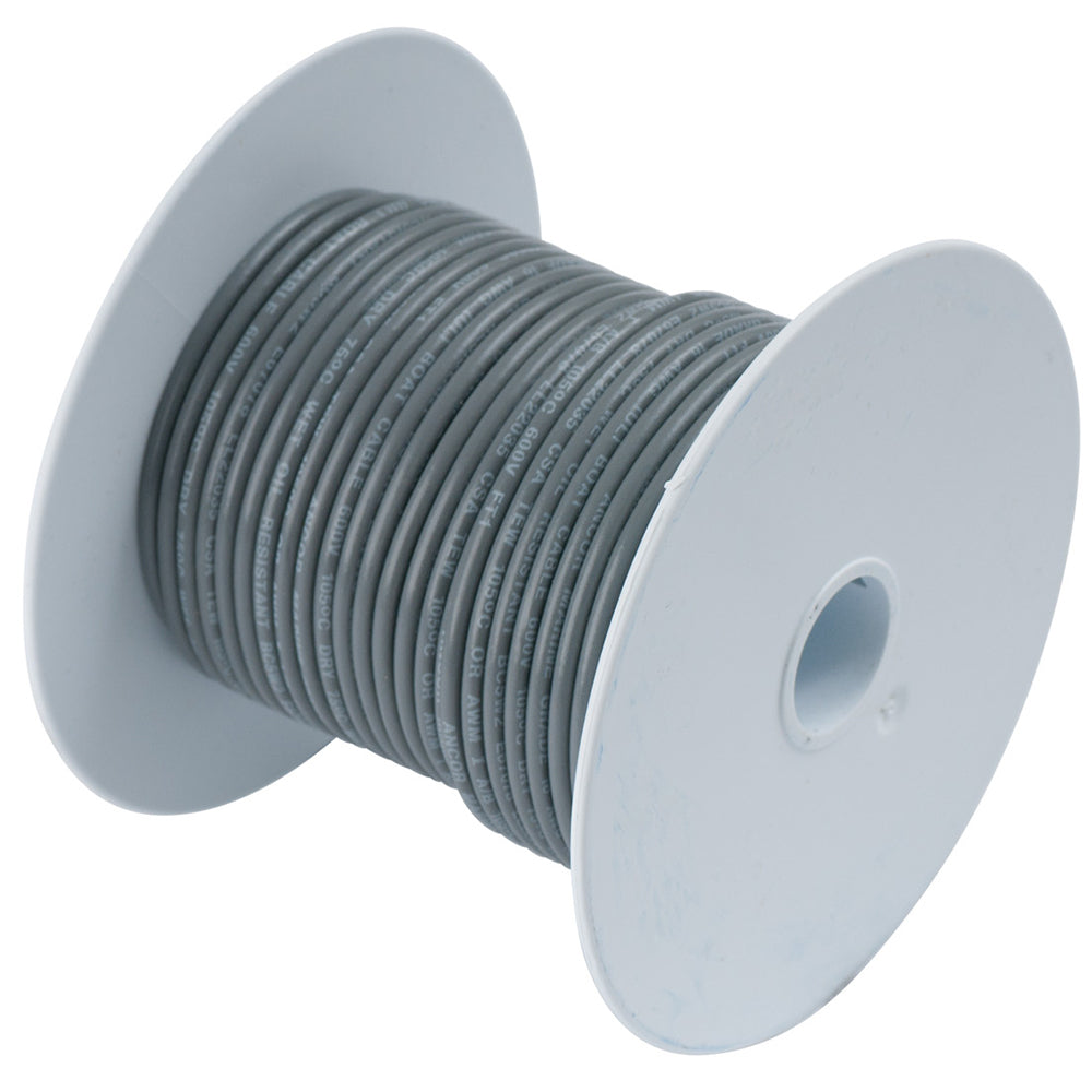 Ancor Grey 14 AWG Tinned Copper Wire - 100' - Deckhand Marine Supply