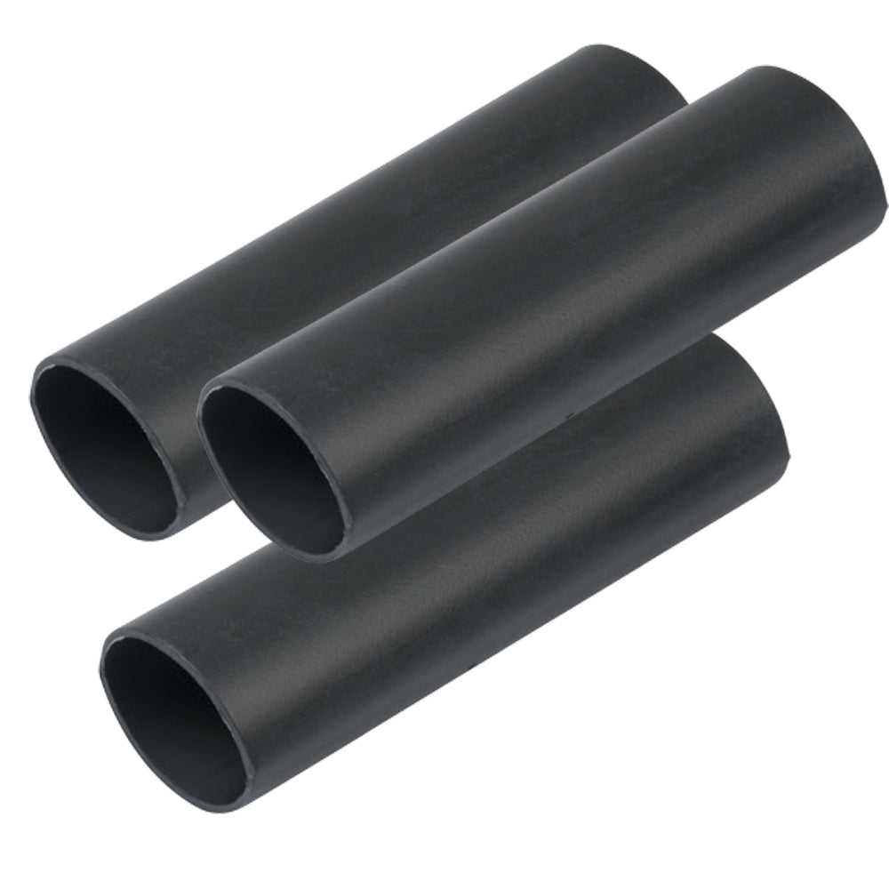Ancor Heavy Wall Heat Shrink Tubing - 3/4" x 3" - 3-Pack - Black - Deckhand Marine Supply