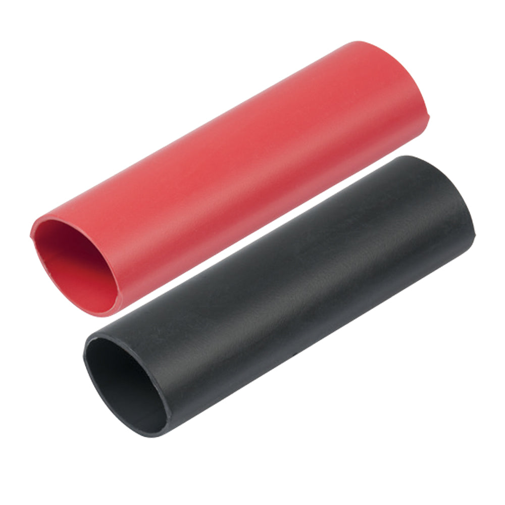 Ancor Heavy Wall Heat Shrink Tubing - 3/4" x 3" - 2-Pack - Black/Red - Deckhand Marine Supply
