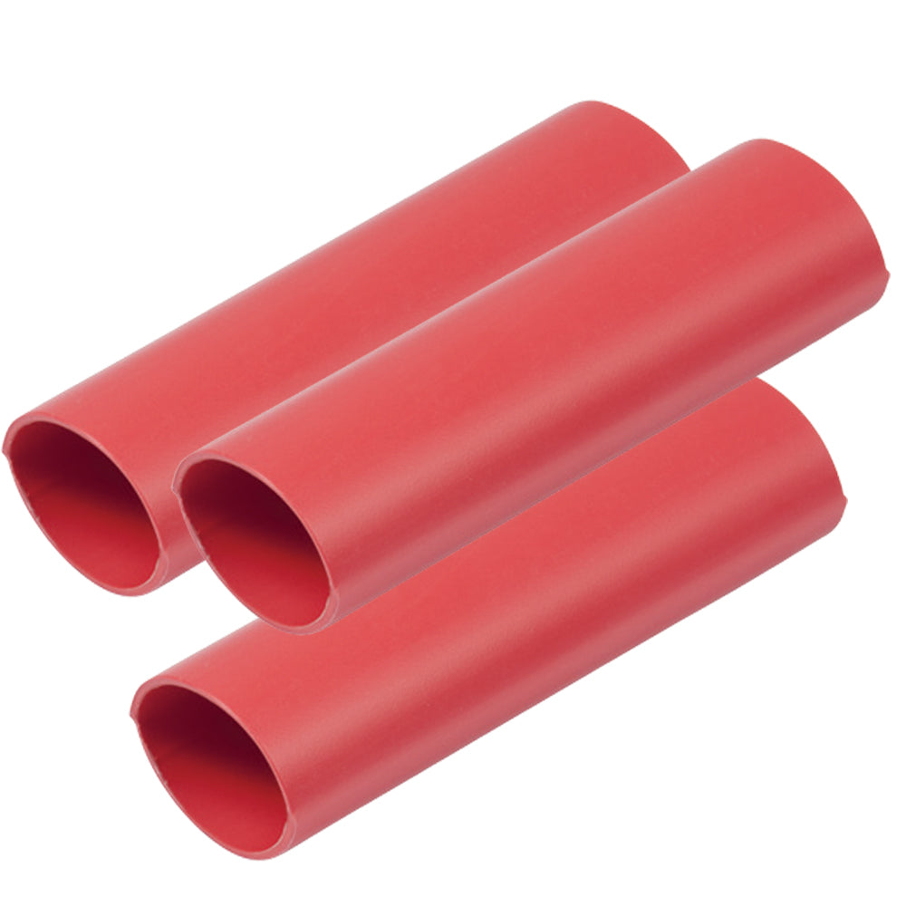 Ancor Heavy Wall Heat Shrink Tubing - 3/4" x 12" - 3-Pack - Red - Deckhand Marine Supply