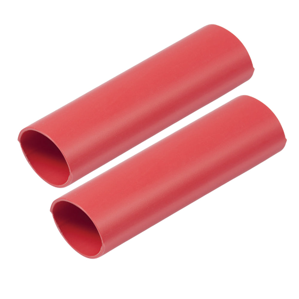 Ancor Heavy Wall Heat Shrink Tubing - 1" x 12" - 2-Pack - Red - Deckhand Marine Supply