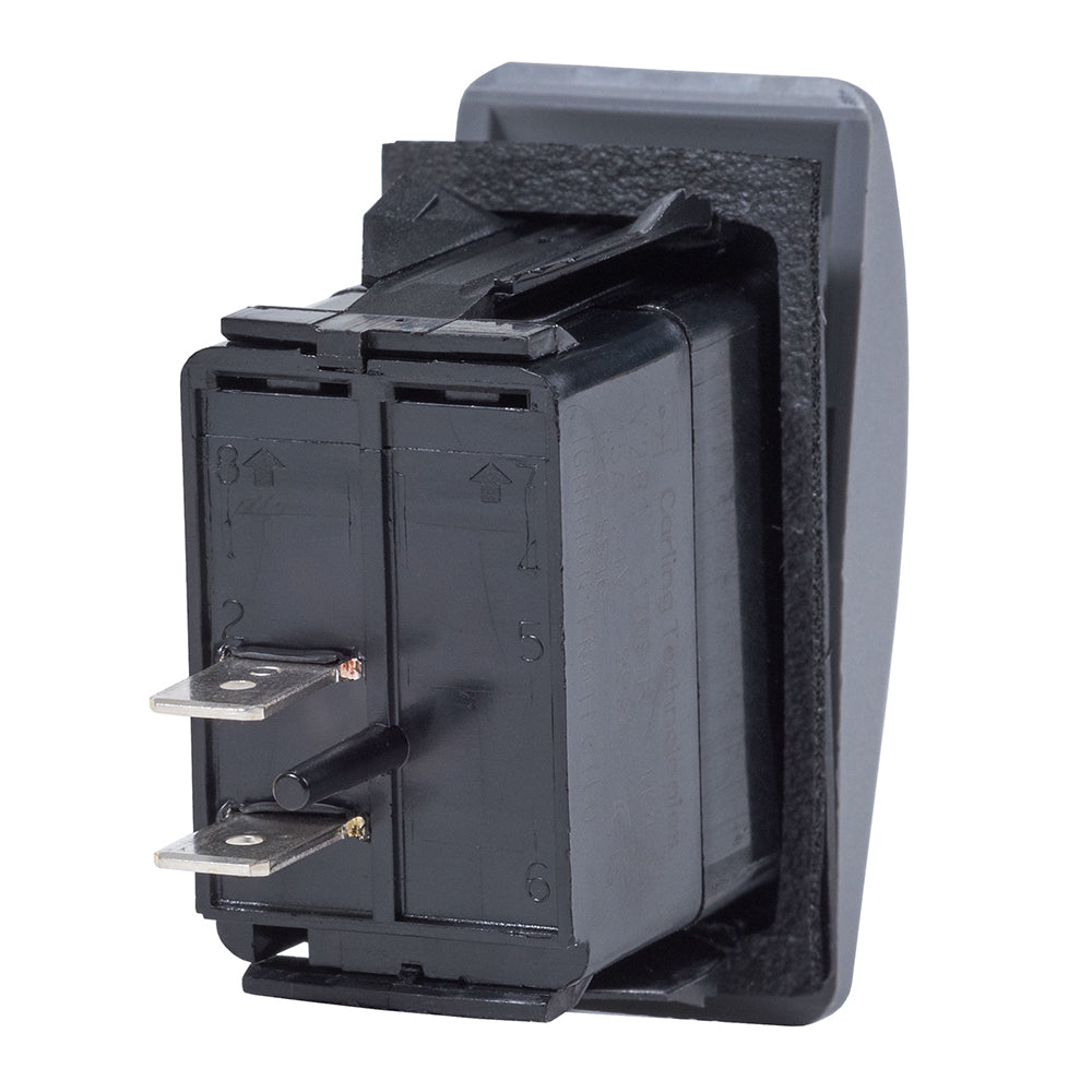 Blue Sea 7930 Contura II Switch SPST Black - OFF-(ON) - Deckhand Marine Supply