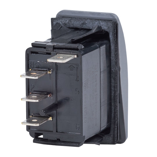 Blue Sea 7931 Contura II Switch SPDT Black - ON-OFF-ON - Deckhand Marine Supply