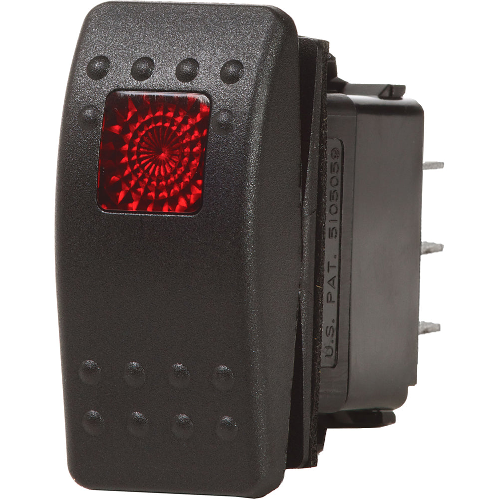 Blue Sea 7934 Contura II Switch DPST Black - OFF-ON - Deckhand Marine Supply