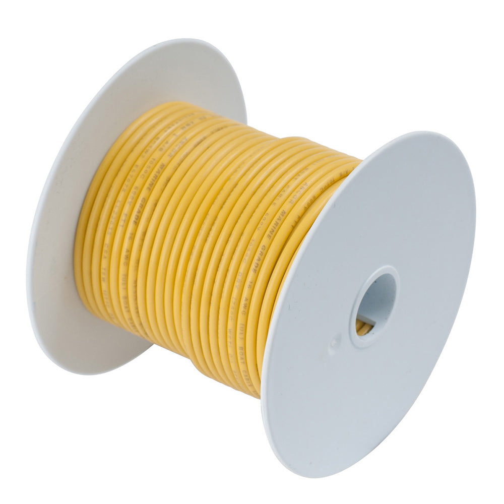 Ancor Yellow 4 AWG Tinned Copper Battery Cable - 50' - Deckhand Marine Supply