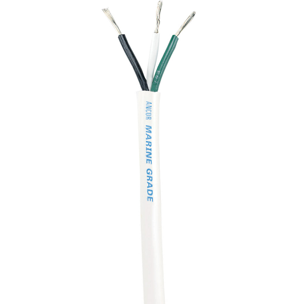 Ancor White Triplex Cable - 12/3 AWG - Round - 250' - Deckhand Marine Supply