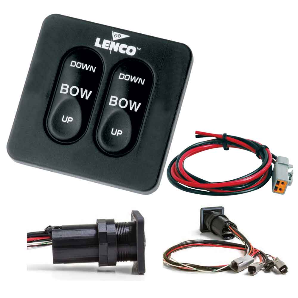 Lenco Standard Integrated Tactile Switch Kit w/Pigtail f/Single Actuator Systems - Deckhand Marine Supply