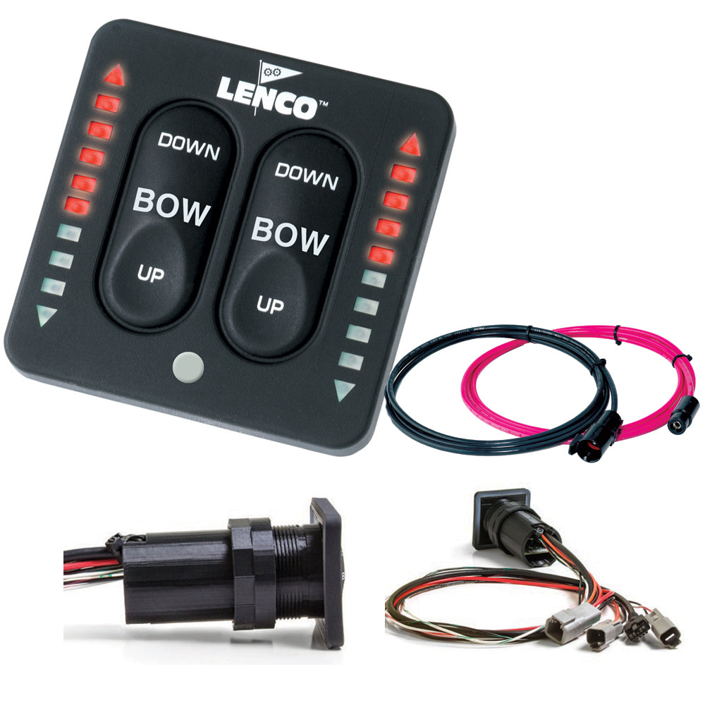 Lenco LED Indicator Integrated Tactile Switch Kit w/Pigtail f/Dual Actuator Systems - Deckhand Marine Supply