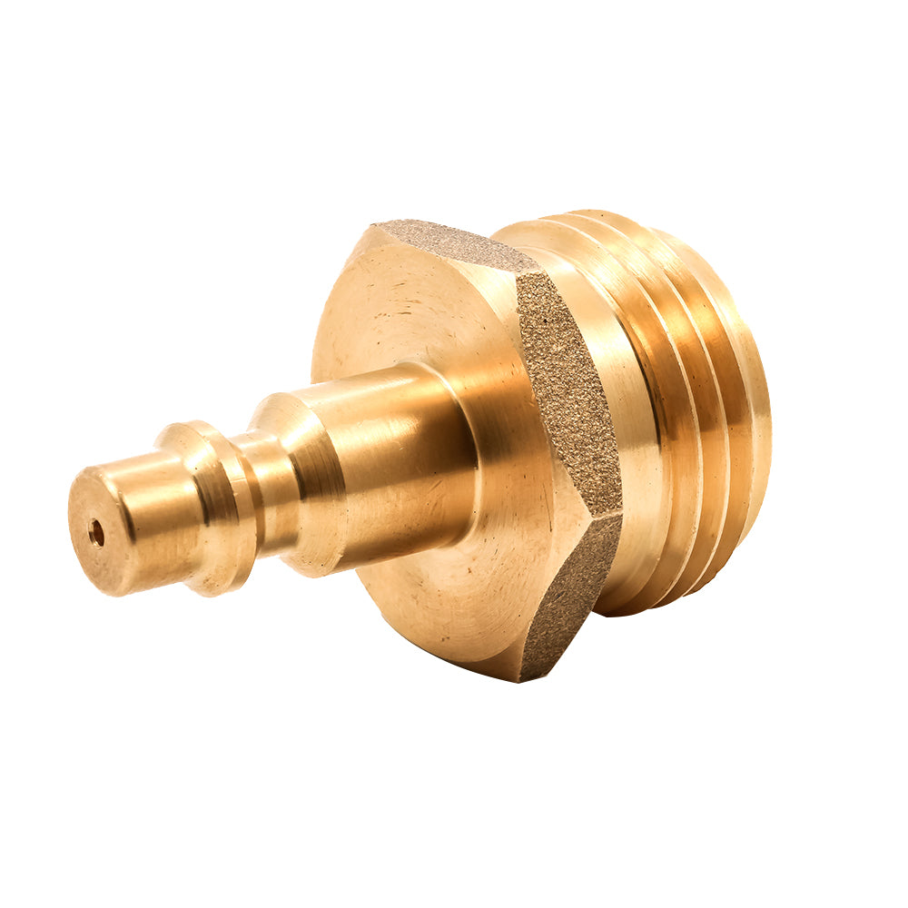 Camco Blow Out Plug - Brass - Quick-Connect Style - Deckhand Marine Supply