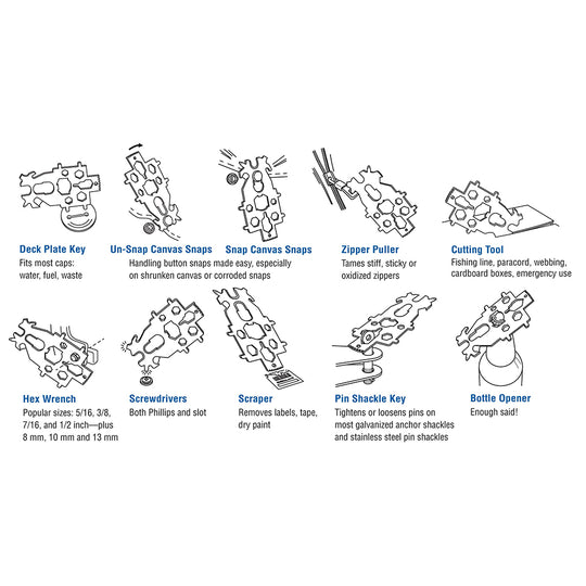 Davis Snap Tool Multi-Key - Deckhand Marine Supply