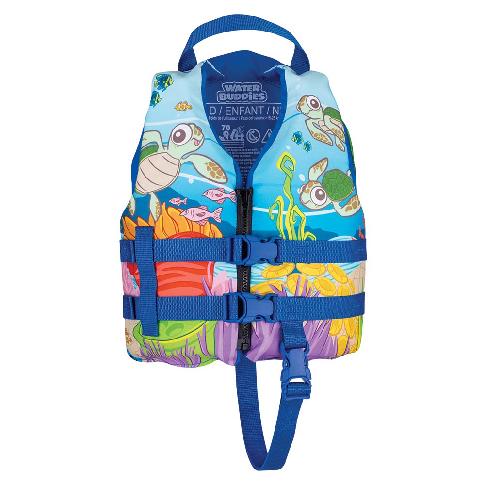 Full Throttle Water Buddies Vest - Child 30-50lbs - Turtle - Deckhand Marine Supply