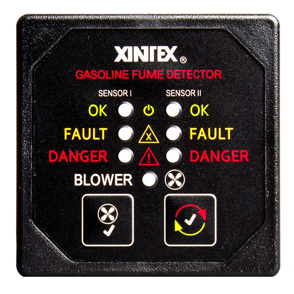 Fireboy-Xintex Gasoline Fume Detector w/Dual Channel  Blower Control - 12/24V - Deckhand Marine Supply