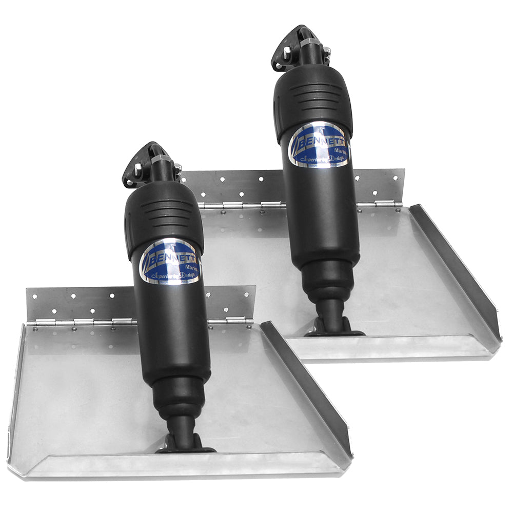 Bennett BOLT 1212ED Electric - Edge Mount Limited Space Trim Tab Kit - 12V - 12" x 12" - Deckhand Marine Supply
