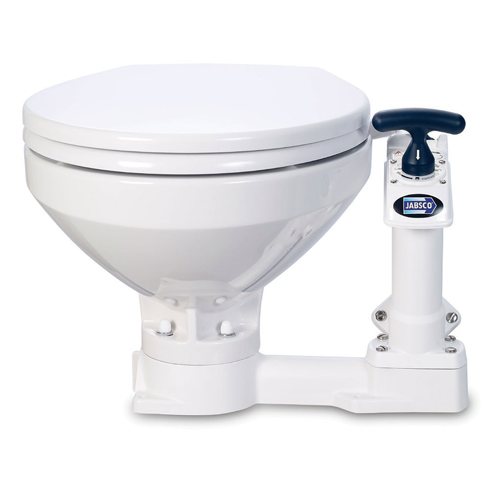 Jabsco Manual Marine Toilet - Compact Bowl - Deckhand Marine Supply