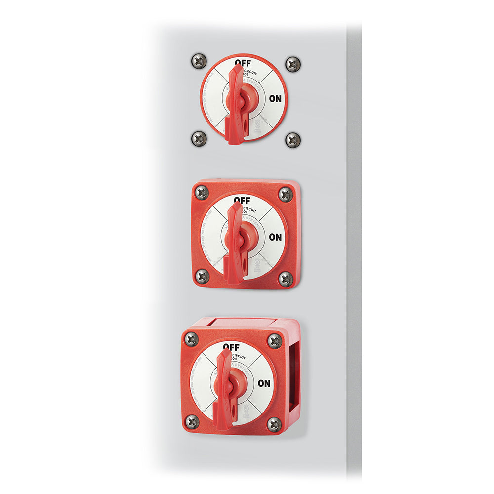 Blue Sea 6004 Single Circuit ON-OFF w/Locking Key - Red - Deckhand Marine Supply