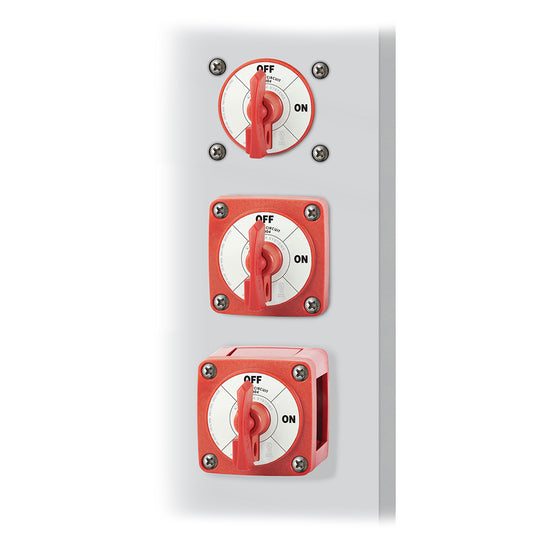 Blue Sea 6004 Single Circuit ON-OFF w/Locking Key - Red - Deckhand Marine Supply