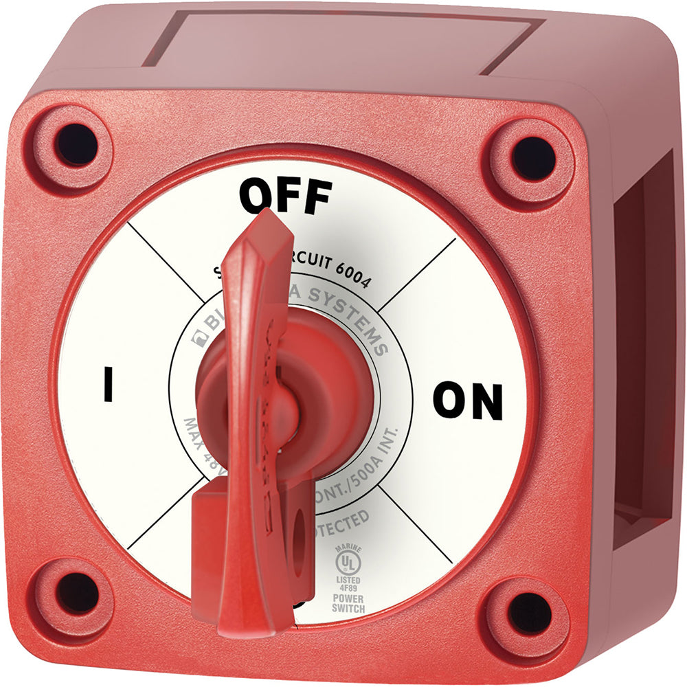 Blue Sea 6004 Single Circuit ON-OFF w/Locking Key - Red - Deckhand Marine Supply
