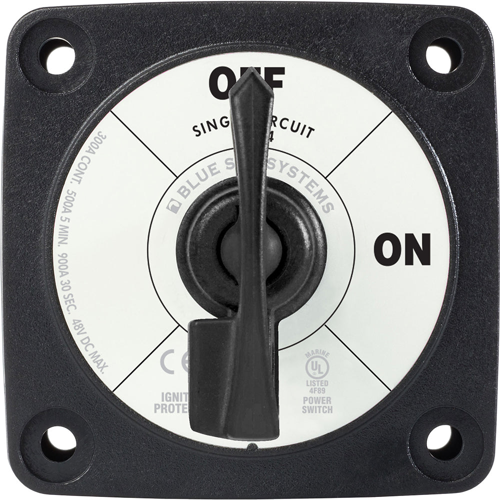 Blue Sea 6004200 Single Circuit ON-OFF w/Locking Key - Black - Deckhand Marine Supply