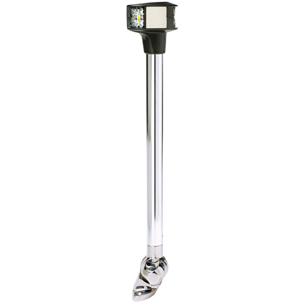 Attwood LightArmor Fold-Down Anchor/Masthead Light - 12" - 12V - Deckhand Marine Supply