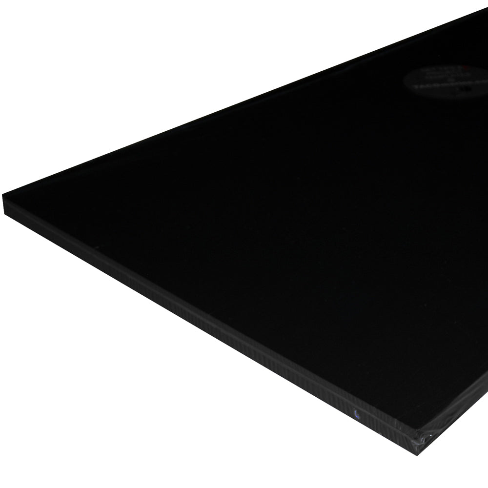 TACO Marine Lumber - 12" x 27" x 1/2" - Black Starboard - Deckhand Marine Supply