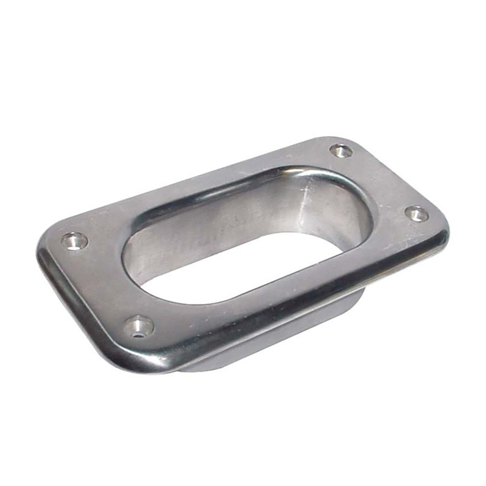 Whitecap Hawse Pipe - 316 Stainless Steel - 4" x 2" - Deckhand Marine Supply