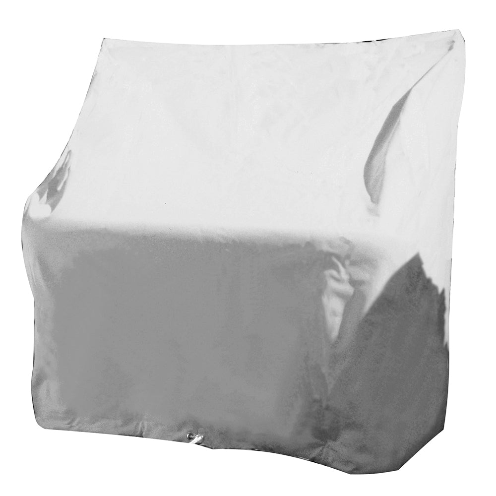 Taylor Made Small Swingback Back Boat Seat Cover - Vinyl White - Deckhand Marine Supply