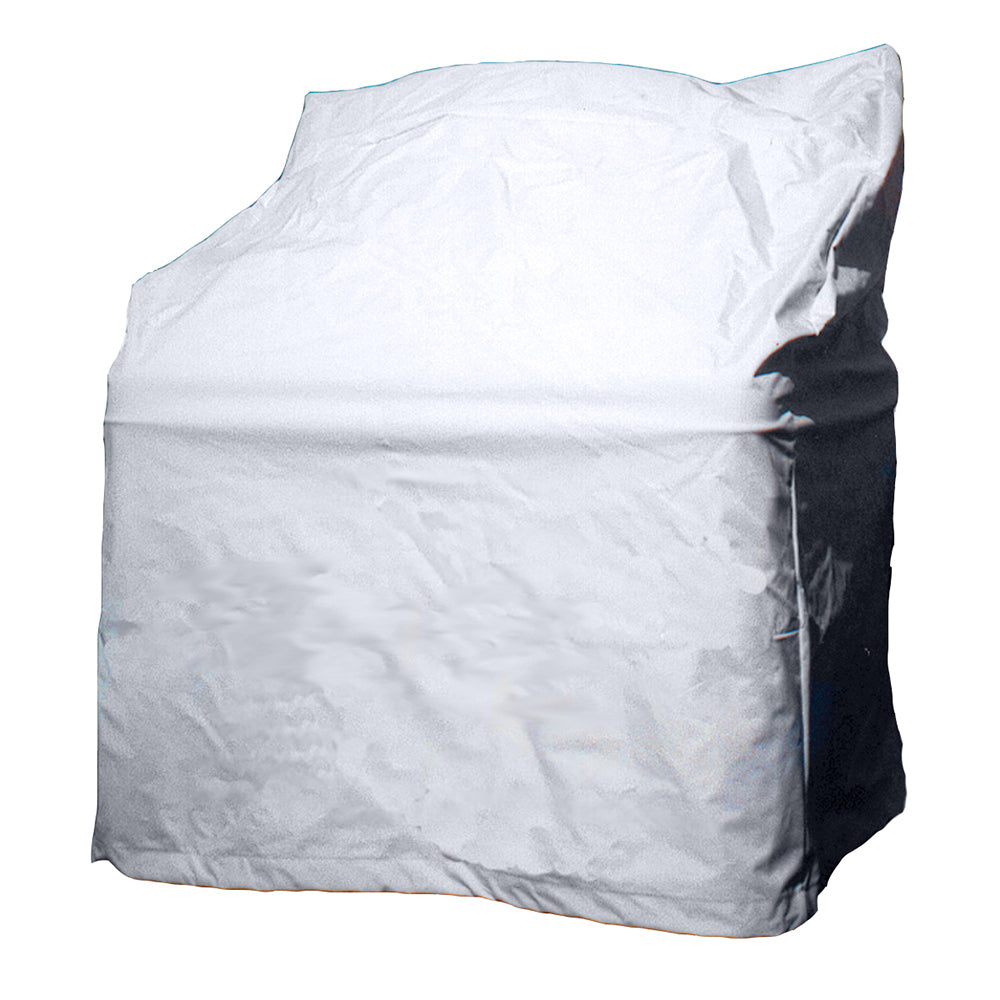 Taylor Made Large Center Console Cover - Vinyl White - Deckhand Marine Supply