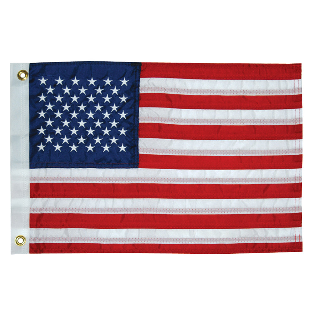 Taylor Made 16" x 24" Deluxe Sewn 50 Star Flag - Deckhand Marine Supply