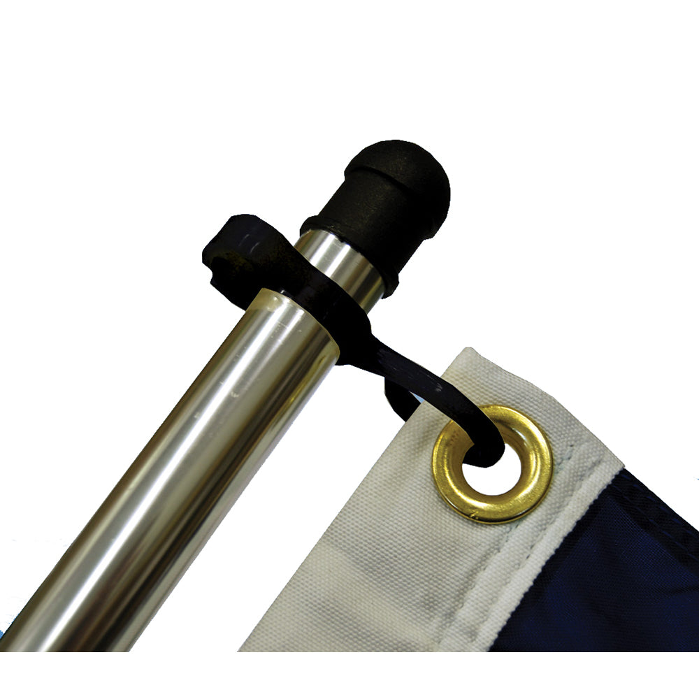 Taylor Made Charlevoix Flag Clip - One-Piece Fits 3/4" Pole - Deckhand Marine Supply