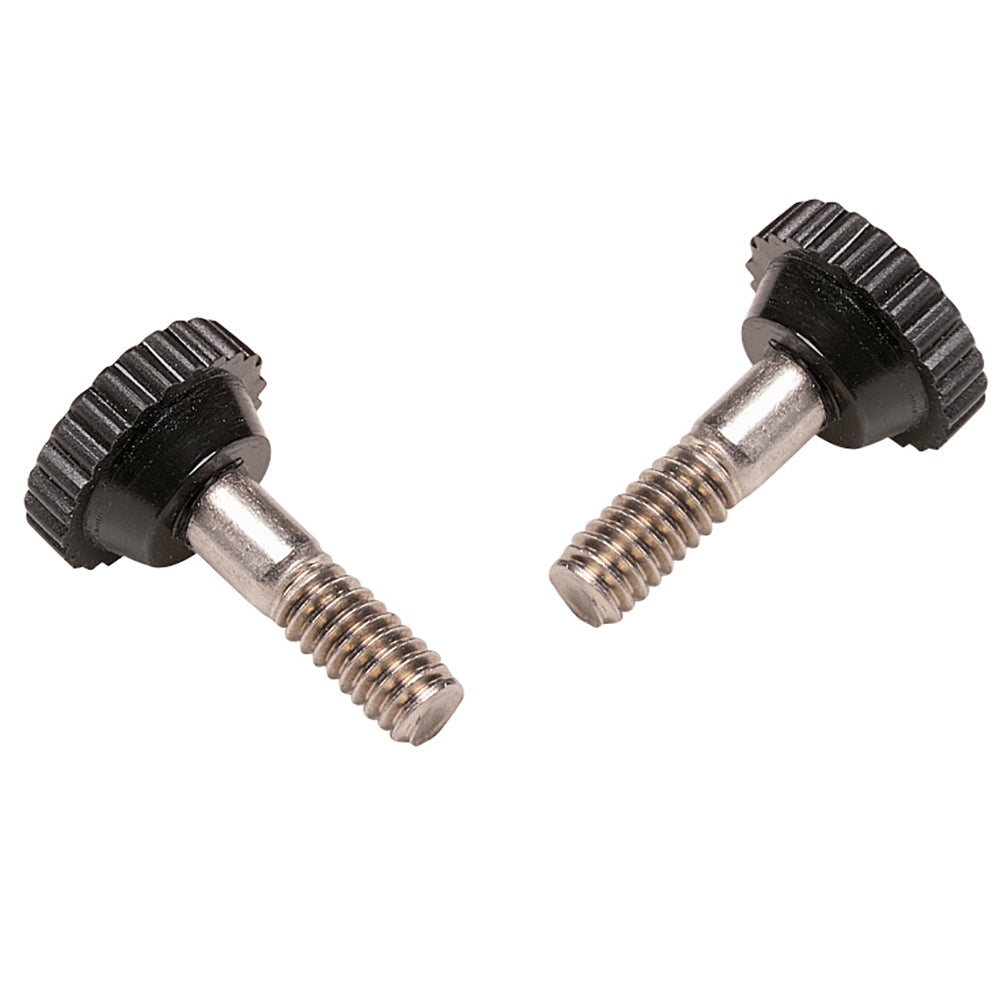 Taylor Made Bimini Hinge Thumb Screws Black - Pair - Deckhand Marine Supply