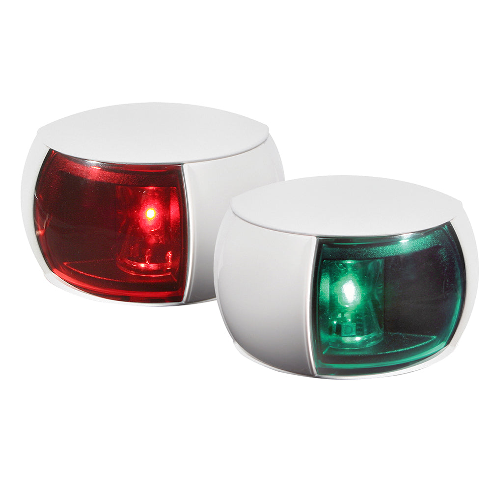 Hella Marine NaviLED Port & Starboard Pair - 2nm - Colored Lens/White Housing - Deckhand Marine Supply
