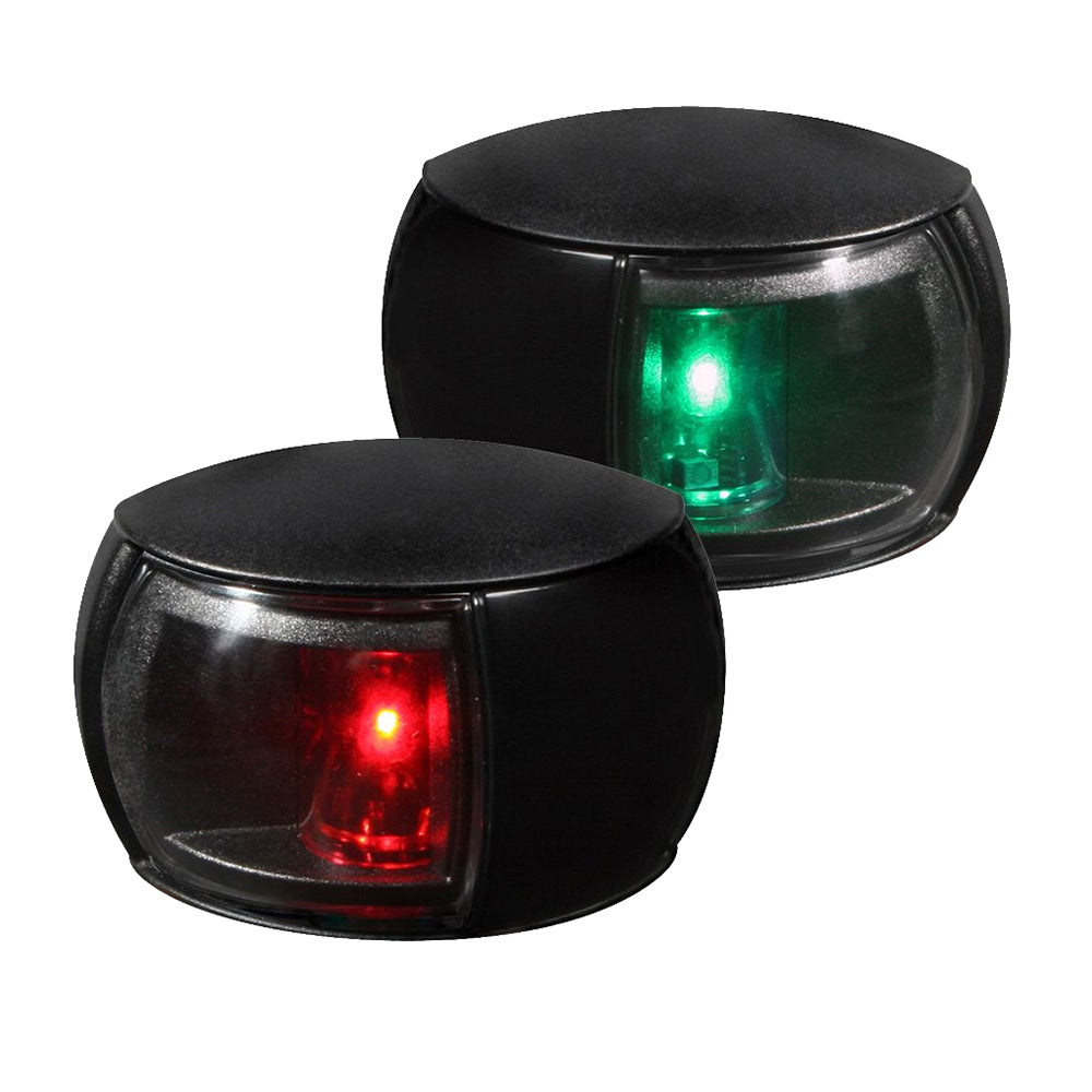 Hella Marine NaviLED Port & Starboard Pair - 2nm - Clear Lens/Black Housing - Deckhand Marine Supply