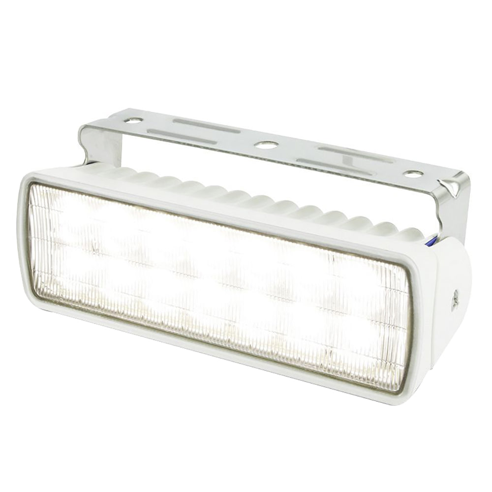 Hella Marine Sea Hawk-XLR LED Floodlight - White LED/White Housing - Deckhand Marine Supply