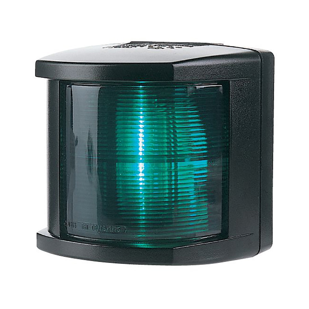 Hella Marine Starboard Navigation Light - Incandescent - 2nm - Black Housing - 12V - Deckhand Marine Supply