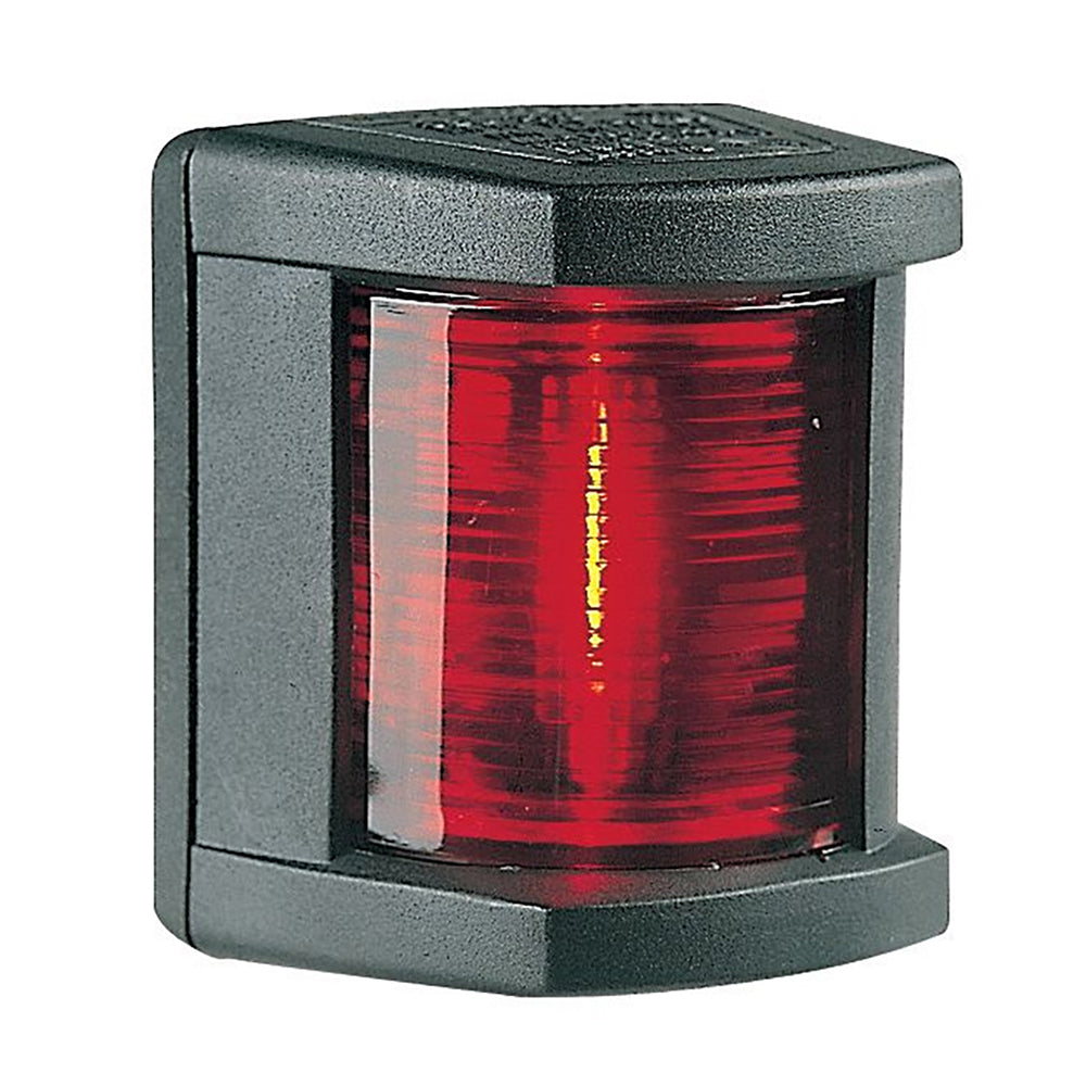 Hella Marine Port Navigation Lamp- Incandescent - 1nm - Black Housing - 12V - Deckhand Marine Supply