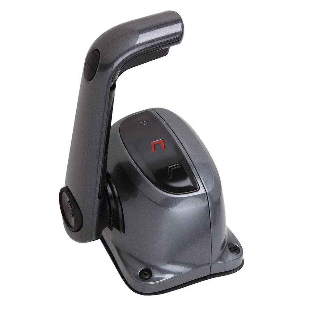 UflexSingle Lever Top Mount Control w/Neutral Lock  Trim Switch - Black - Deckhand Marine Supply