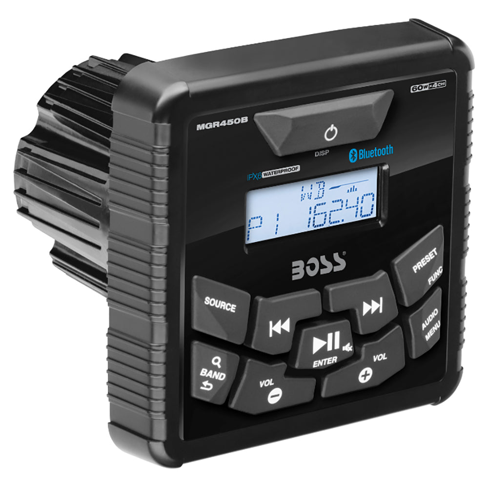 Boss Audio MGR450B Marine Stereo w/AM/FM/BT - Deckhand Marine Supply