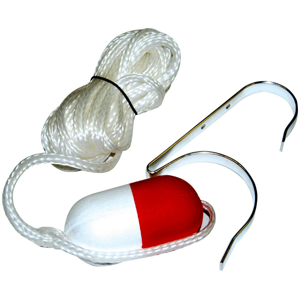 Taylor Made Ring Buoy Holder w/30 Heaving Line - Deckhand Marine Supply