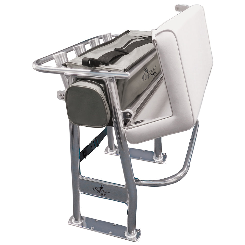 TACO Neptune II Leaning Post w/Tackle Storage Bag - Deckhand Marine Supply