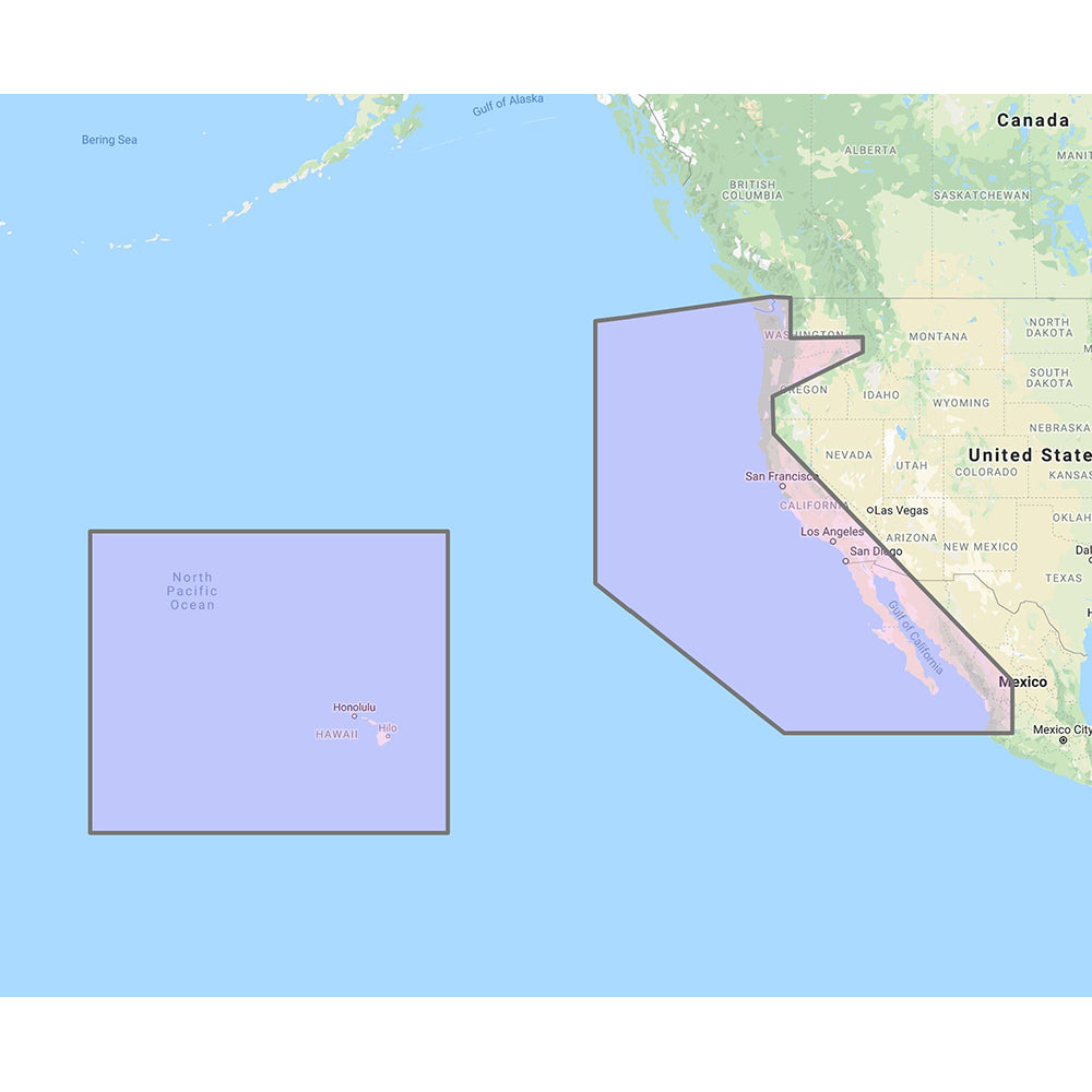 Furuno U.S. West Coast, Hawaii  Baja Mexico - Vector Chart, Standard Resolution Satellite Photos f/Baja Mexico - Unlock Code - Deckhand Marine Supply