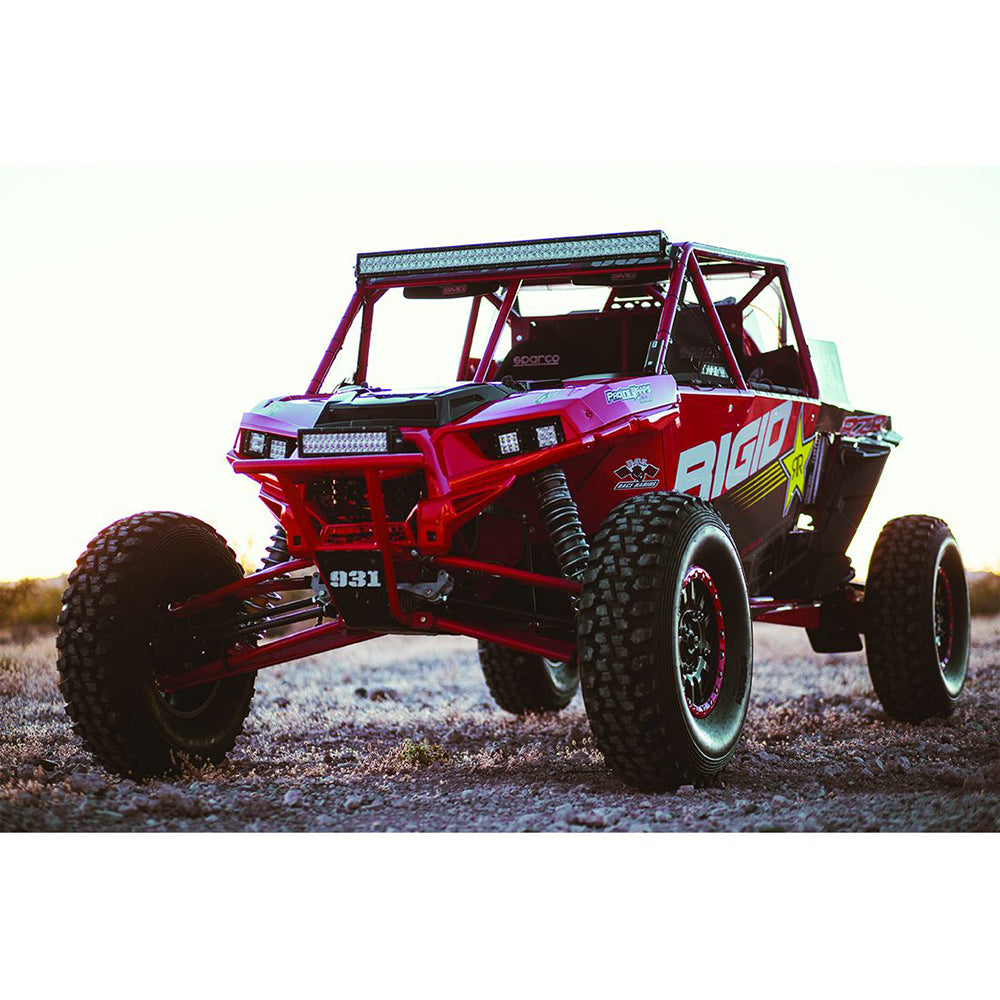RIGID Industries E-Series PRO 6" Flood LED - Black - Deckhand Marine Supply