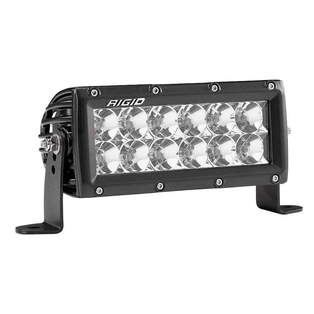 RIGID Industries E-Series PRO 6" Flood LED - Black - Deckhand Marine Supply
