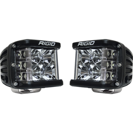 RIGID Industries D-SS Series PRO Flood LED Surface Mount - Pair - Black - Deckhand Marine Supply