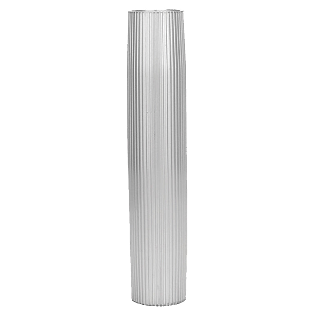 TACO Aluminum Ribbed Table Pedestal - 2-3/8" O.D. - 30-3/4" Length - Deckhand Marine Supply