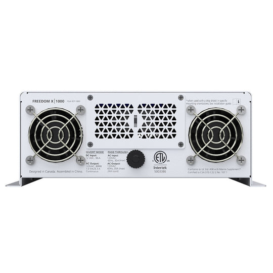 Xantrex Freedom X 1000 True Sine Wave Power Inverter - 12VDC - 120VAC - 1000W - Deckhand Marine Supply