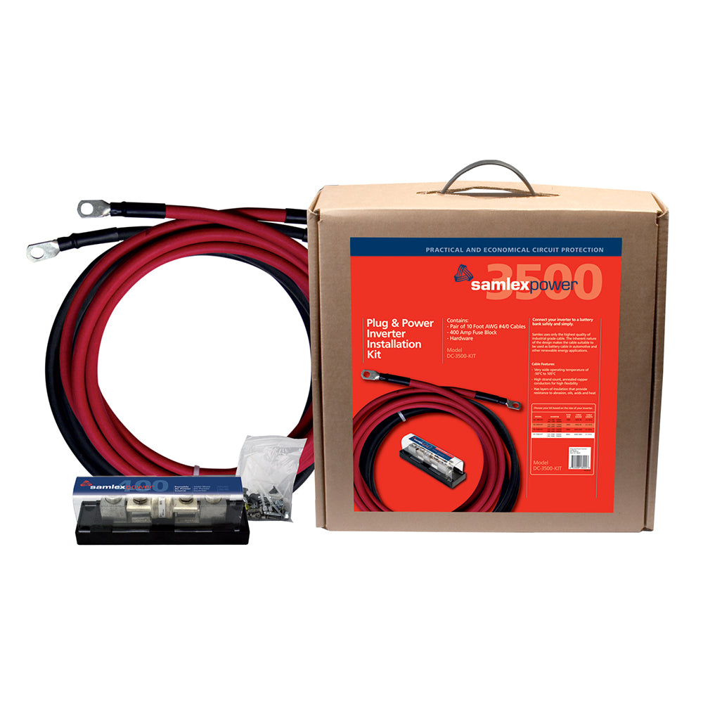 Samlex 400A Inverter Installation Kit f/3500W Inverter - Deckhand Marine Supply