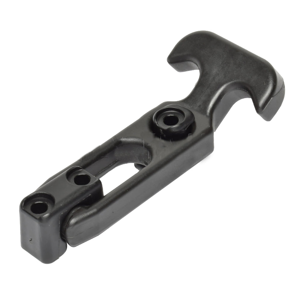 Southco T-Handle Latch - Black Flexible Rubber w/Keeper - Deckhand Marine Supply
